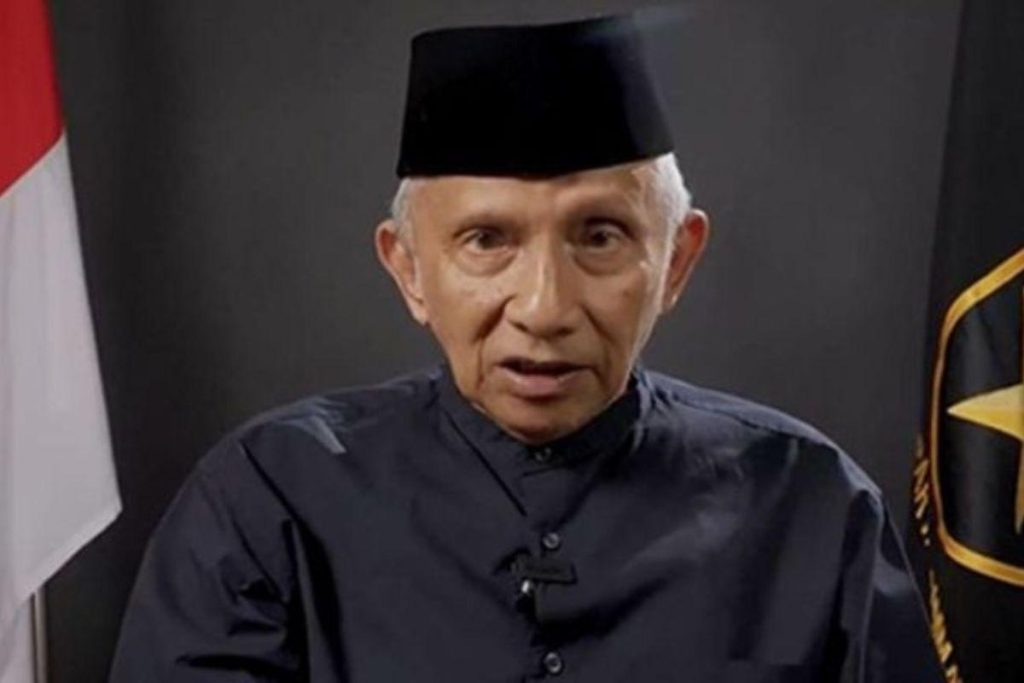 Ketua Majelis Syuro Partai Ummat, Amien Rais