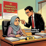Ilustrasi penanganan dugaan kasus penyimpangan dana BOS yang kini tengah didalami oleh Kejaksaan Tinggi NTB. (Foto: Ilustrasi/Generative AI)