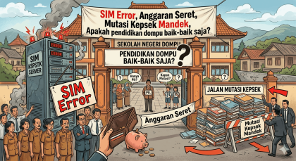 Sekolah Diurus PLT, Masa Depan Dompu Jangan Ikut PLT