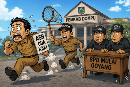 Ilustrasi ASN Rangkap Jabatan (Foto dihasilkan kecerdasan AI)