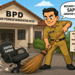 Ilustrasi sikap Pemda Dompu sapu ASN rangkap jabatan (Foto AI)