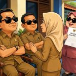 Ilustrasi: Aktifitas KCD dan Kepsek (Foto. AI)