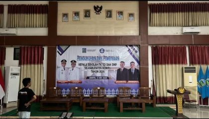 Ruangan Pelantikan Gedung Samakaj Dompu (Foto: WA)