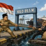 Ilustrasi Proyek Pelabuhan (Foto. AI)
