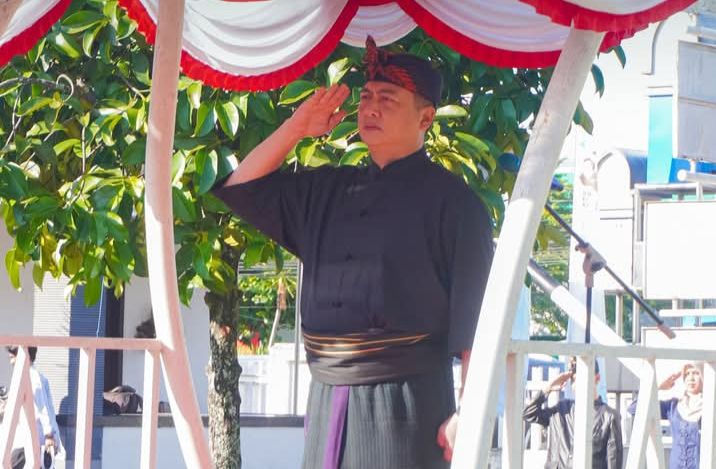 Ikbal Inspektur Upacara HARGANAS (Foto: KL)