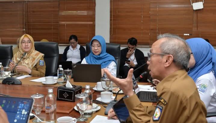 Rapat Evaluasi Layanan JKN (Foto: HMS)