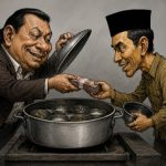 Ilustrasi Jual Beli Titik MBG (Foto: AI)