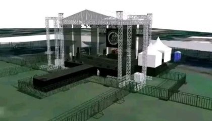 Gambar Lokasi Konser Charly (Foto: FB)