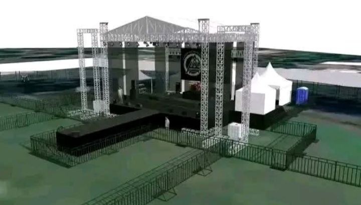 Gambar Lokasi Konser Charly (Foto: FB)