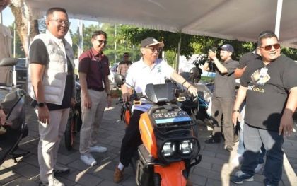 Simulasi Kendaraan Listrik (Foto: HS)
