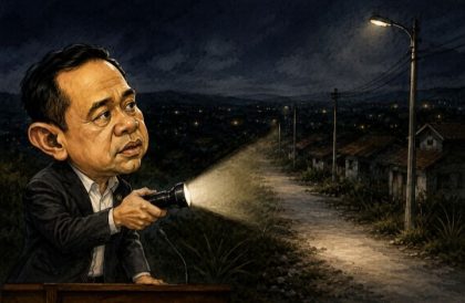 Ilustrasi: Minimnya Penerangan Jalan (Foto: AI)