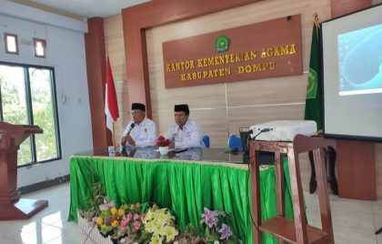 SOP Kemenag Dompu Foto: HS)