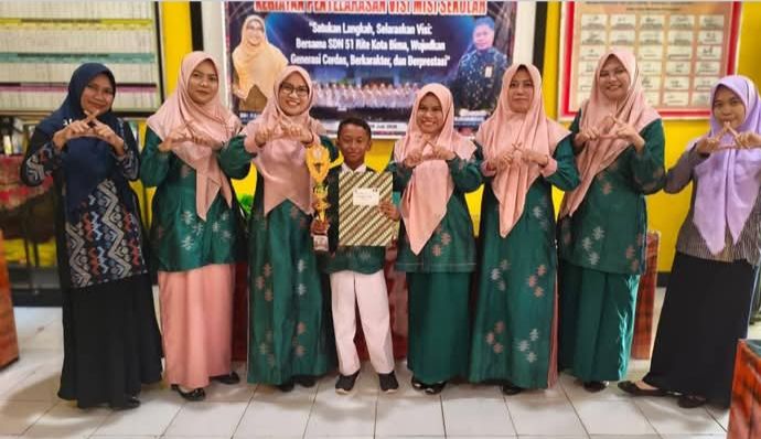 Akbar SDN 51 Rite Juara Cerita Rakyat (Foto: SD)