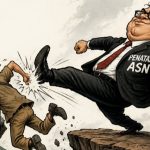 Ilustrasi: Guru Honorer Bukan Tumbal (Foto: AI)
