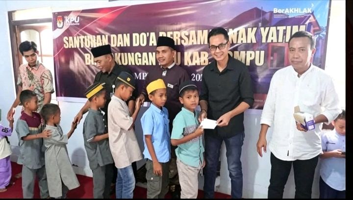 KPU Dompu Peduli (Foto: KP)