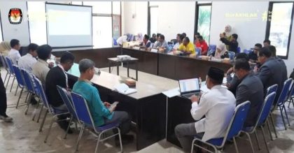 KPU Dompu Penetapan PDPB 2026 (Foto: KP)