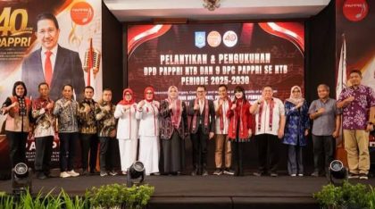 Pelantikan DPD PAPPRI NTB (Foto: PI)