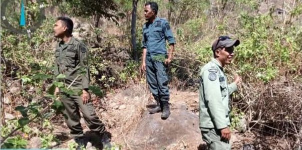 Patroli Hutan Hu'u Dompu (Foto: HU)