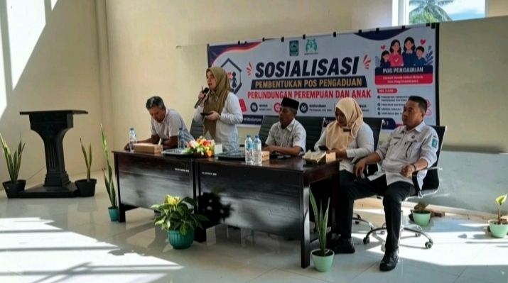 Sosialisasi Pos Pengaduan (Foto: HI)
