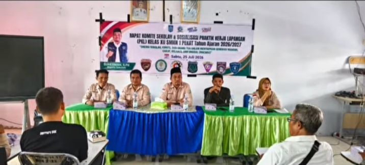 Rapat Komite PKL SMKN 1 Pekat (Foto: RK)