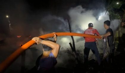 Rumah Kayu Terbakar (Foto: ER)