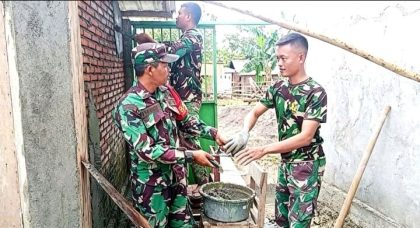 TMMD Percepat MCK Pesantren (Foto: TM)