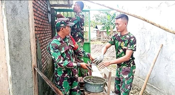 TMMD Percepat MCK Pesantren (Foto: TM)