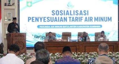 Sosialisasi Tarif Air Batulanteh (Foto: SB)