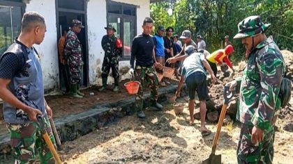 TMMD Bangun Musala Baitul Rahman (Foto: KD)