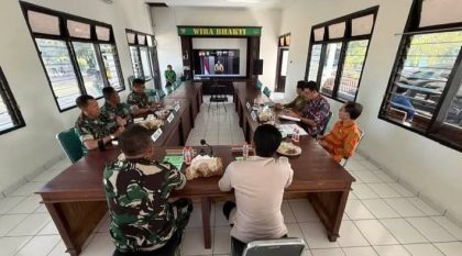 Rapat Persiapan TMMD Dompu (Foto: KD)