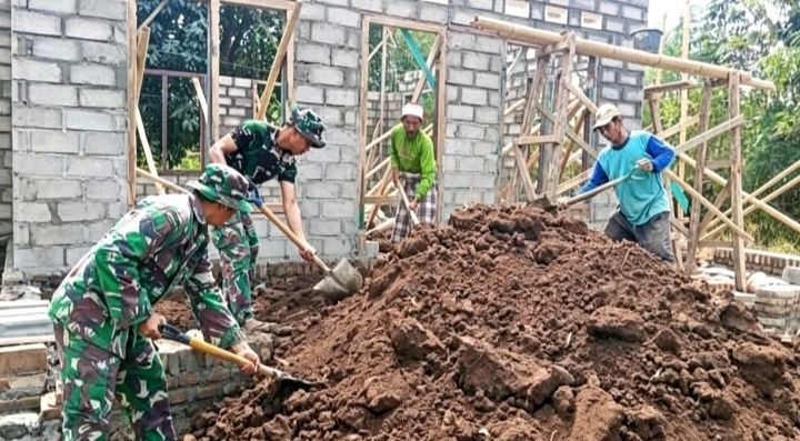 TMMD Kebut Teras Mushola (Foto: TM)