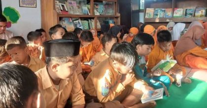 Kegiatan Yasinan SDN 5 Dompu (Foto: NY)