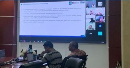 Audiensi Online Bersama BRI (Foto: BP)