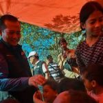 Gubernur NTB Temui Korban Gempa (Foto: MT)