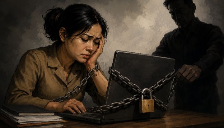 Ilustrasi, Dapodik dikunci (Foto: AI)