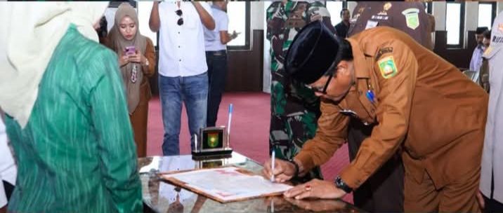 Deklarasi Damai Pilkades Sumbawa (Foto: SB)