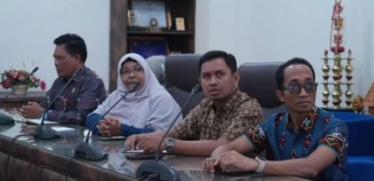 Vicon Rapat Pemanfaatan RSUD (Foto: KT)