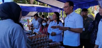 TVRI, NTB Tebar Pangan Murah (Foto: MT)
