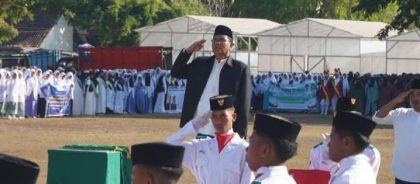 Upacara HUT Santri (Foto: SB)