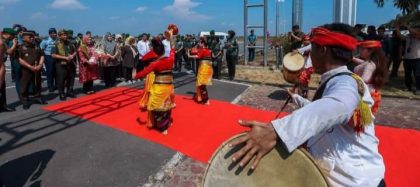 Sambutan Kunjungan Pangdam XXX (Foto: LT)