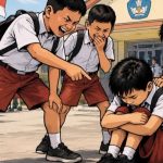 Ilustrasi perundungan siswa (Foto: AI)